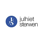 Soon Architecture - Logo de Julhiet Sterwen avec un cercle bleu contenant un J et un S blancs stylisés, à côté du texte julhiet sterwen en lettres minuscules noires sur fond blanc.